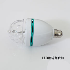 통제 3W 디스코 단계 빛 RGB 수정같은 마술 자전 공을 소리내십시오
