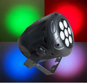 고품질 LED 동위는 빛 7 x 9w 연주회 휴일 동안 최고 밝은 점화하는 소형 동위 깡통 RGB 단계 할 수 있습니다