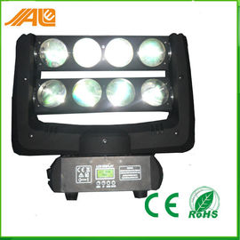 8개 x 10w RGBW 4in1/백색 색깔 거미 광속 이동하는 머리 DJ는 점화를 상연합니다