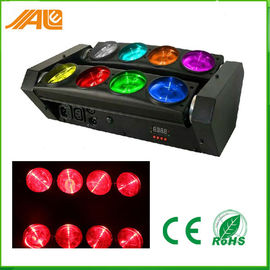 DMX512 RGBW 4in1 8는 거미 광속 LED 이동하는 맨 위 빛/자전 단계 빛을 주목합니다