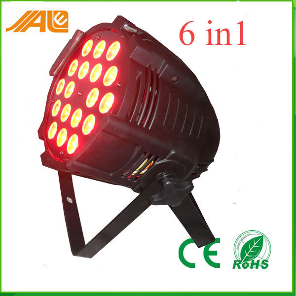 18pcs 15w Rgbwa 오락 사건을 위한 Uv 6in1 단계 반점 빛