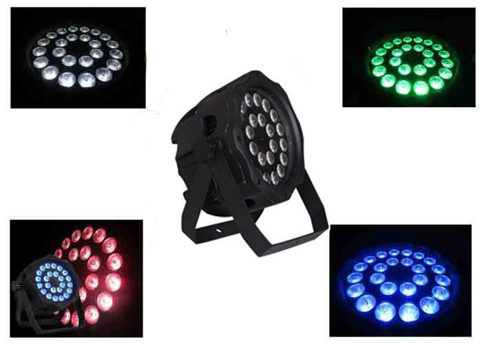 고성능 옥외 LED 동위 빛 24*10w 단계 쇼 Dj는 Dmx Rgbw를 때립니다