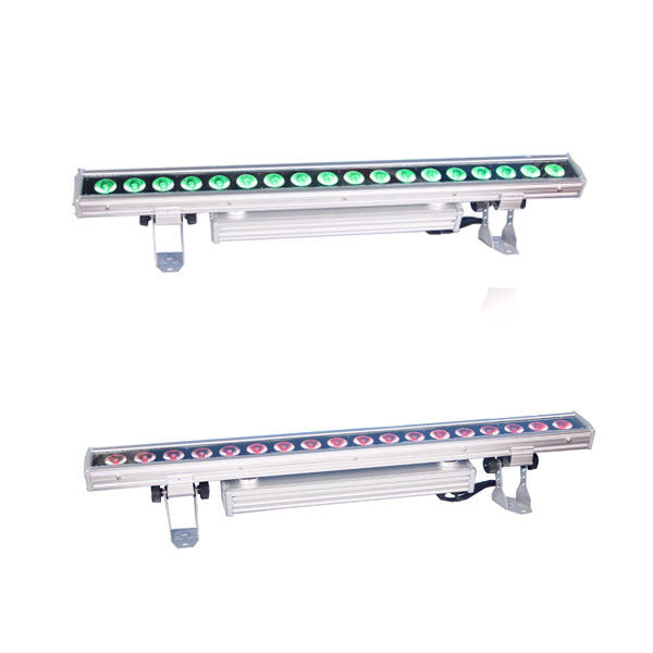 18pcs 15w는 옥외 점화 장식을 위한 벽 세탁기 빛 9 Ch IP65 DMX512를 지도했습니다