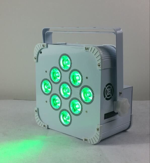 180W 9 LED 무선 건전지 편평한 동위 빛, 배터리 전원을 사용하는 지도된 단계 빛