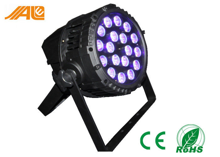 정상 1IP65 18 x 15w RGBWA 실내/야외 무대 LED 동위를 위한 UV 6in1 방수 지도된 동위 빛은 빛 할 수 있습니다
