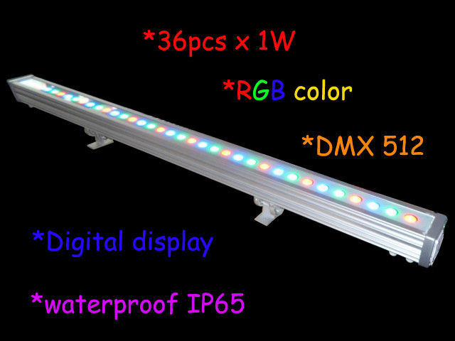 1000mm 길이 36pcs 3w Rgb 옥외 지도된 벽 세탁기 ip65/단계 가벼운 장식