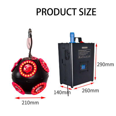 3m DMX 윈치 RGB 오판 볼 LED 키네틱 볼