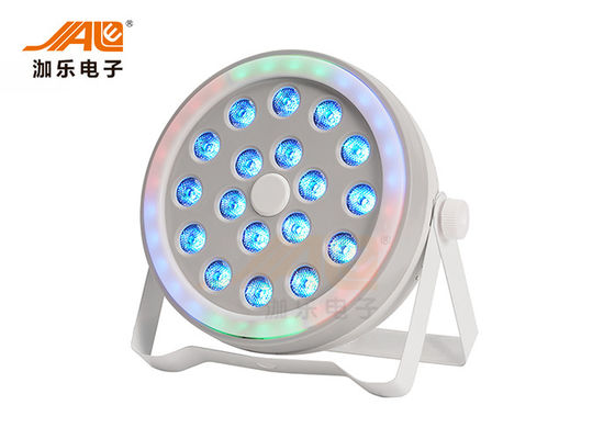 8 채널 18 와트 DJ 무대 조명 RGB 3 In 1 LED Flat Par