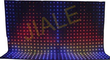4x6m Rgb 3in1는 영상 커튼 배경막 훈장/단계 정착물을 지도했습니다